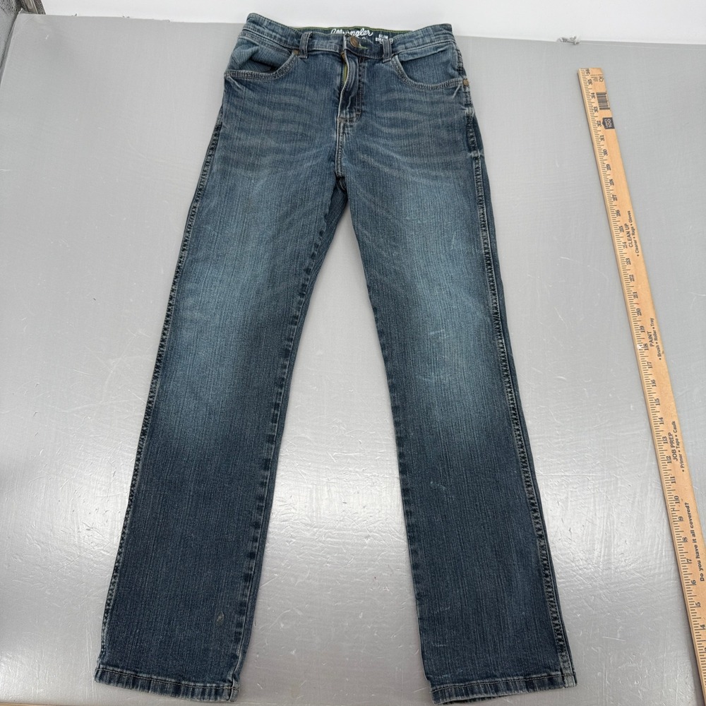 Wrangler‎ Retro Boys Slim Straight Jeans Size 16 Slim Medium Wash 1088PWZJM